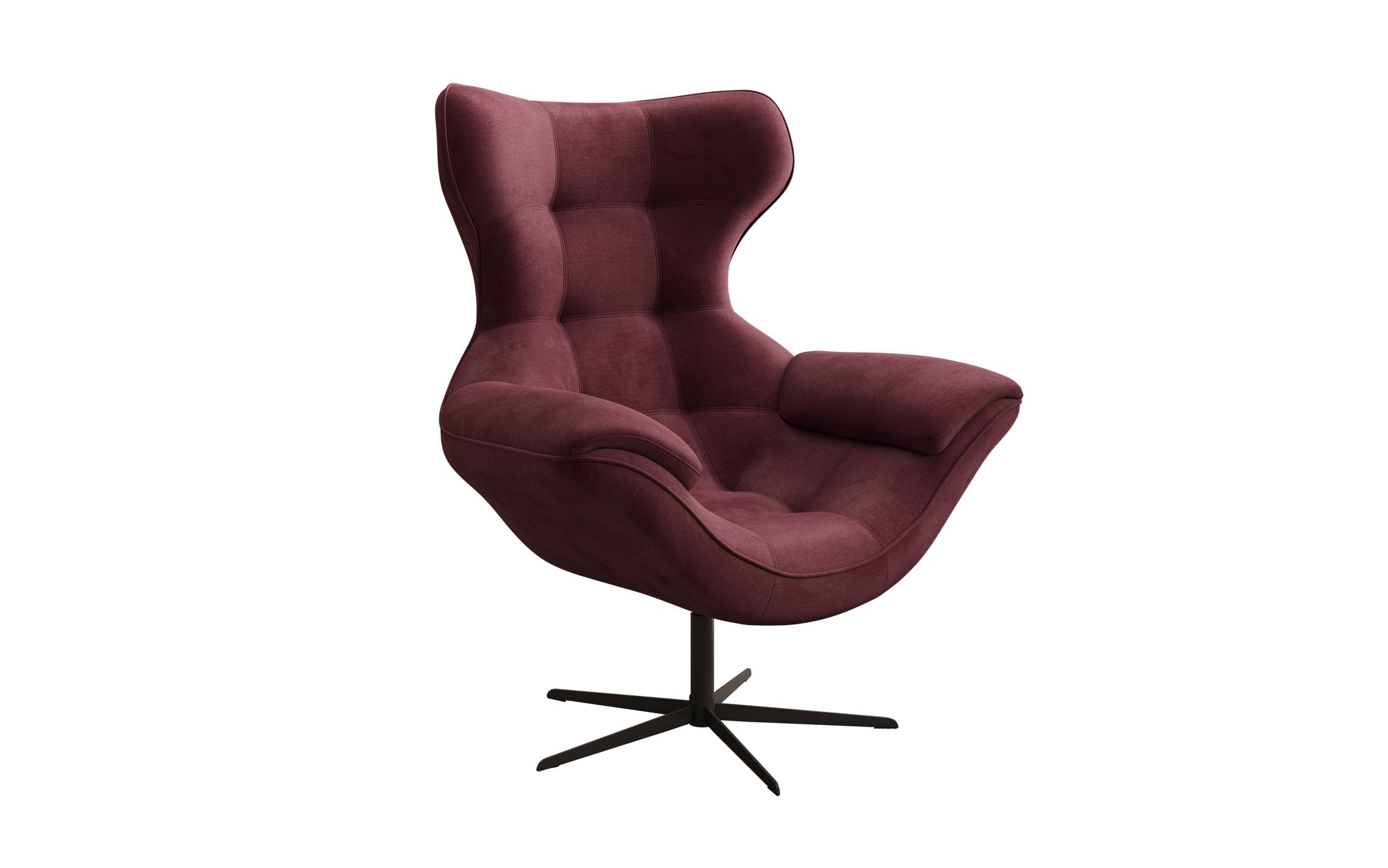 Fauteuil-canapé design Aurelio en Velours