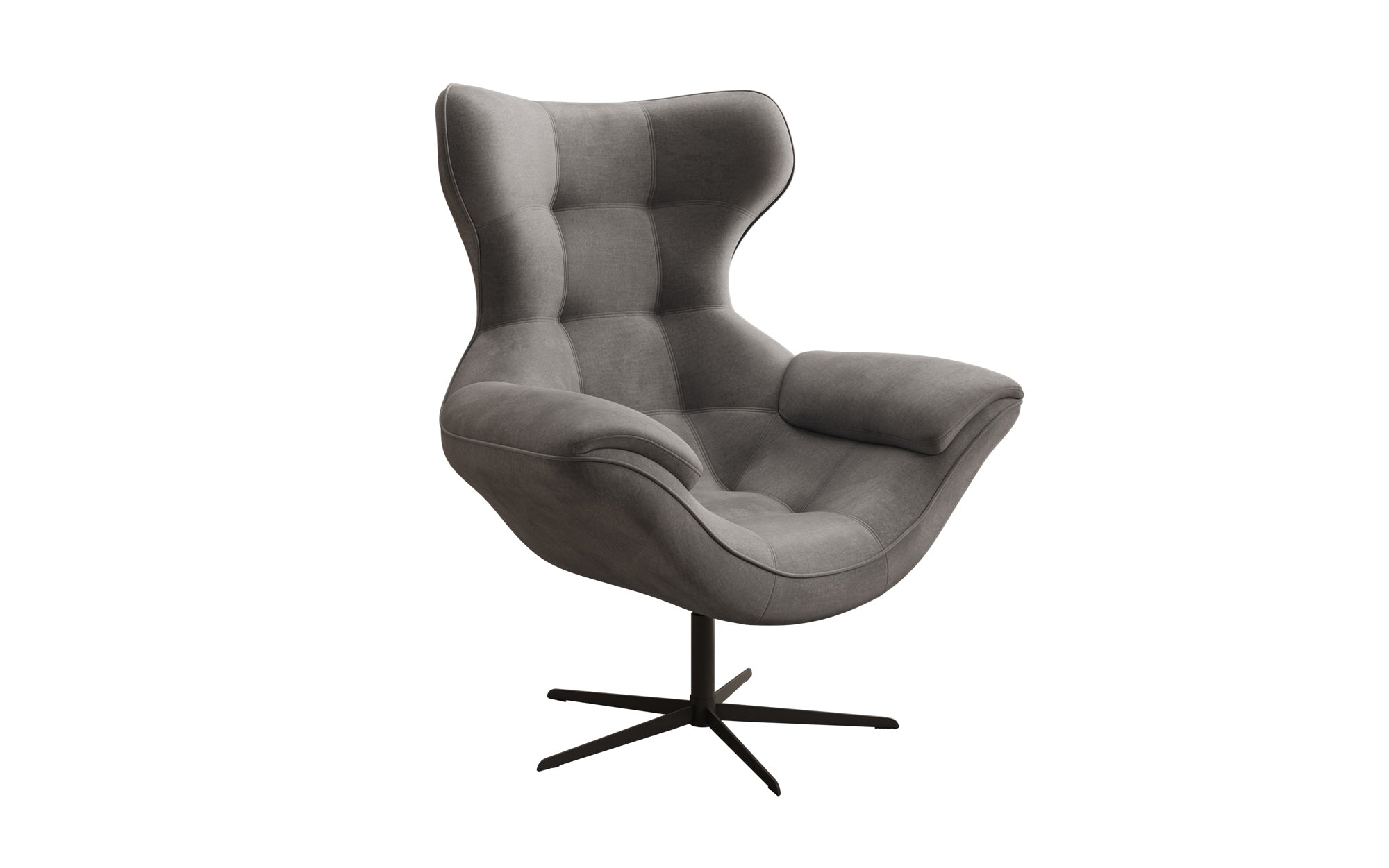 Fauteuil-canapé design Aurelio en Velours