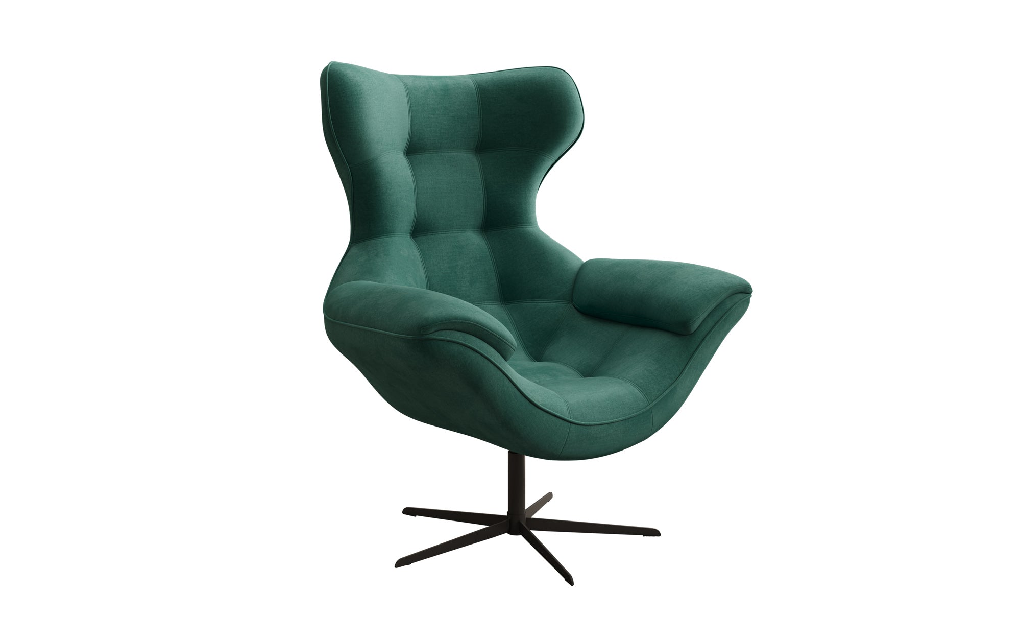 Fauteuil-canapé design Aurelio en Velours