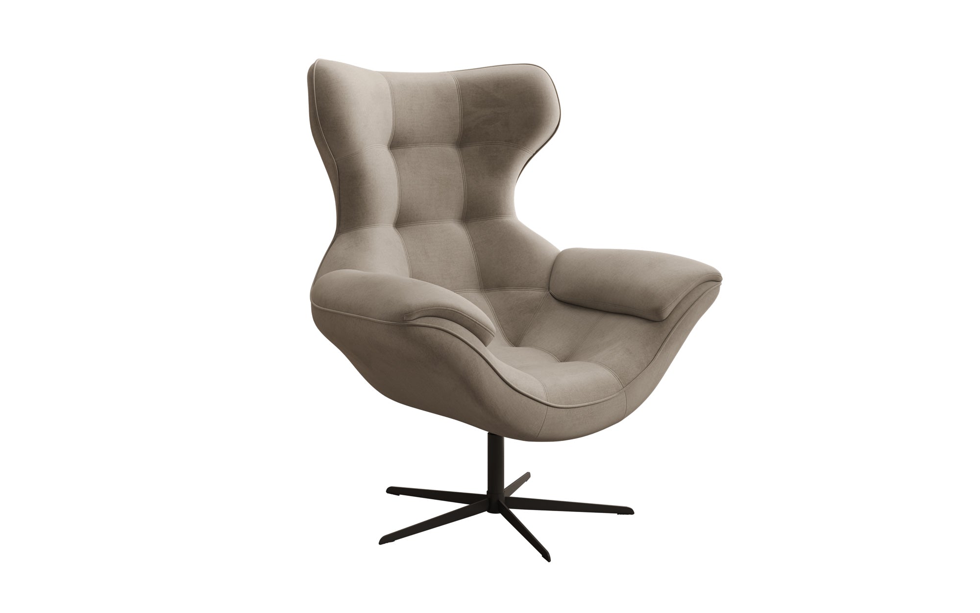Fauteuil-canapé design Aurelio en Velours