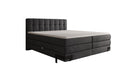 Lit boxspring Isabell avec rangement en velours