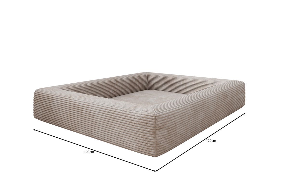 Dog bed Cordino 100 × 120 cm in Corduroy