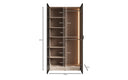Moduro Luno – Designer Wardrobe with Glass Front and LED Interior Lighting