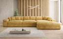 Designer-Ecksofa Bernardo Maxi mat breeder Ottomane aus Cord