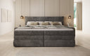 Familien Boxspringbett Stella in 220/240x200 mit Stauraum in Cord