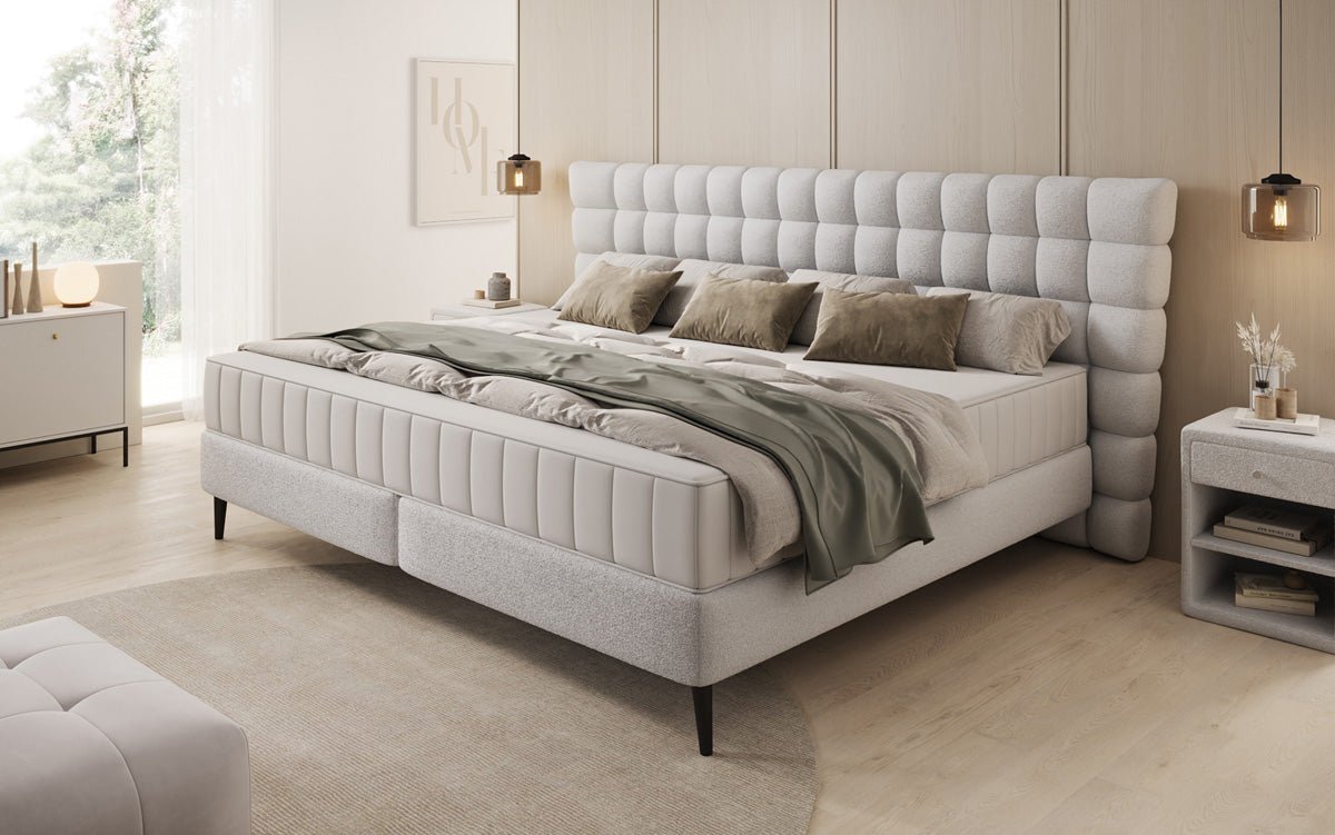 Famill Boxspringbett Bellanova a 220/240x200 a Bouclé