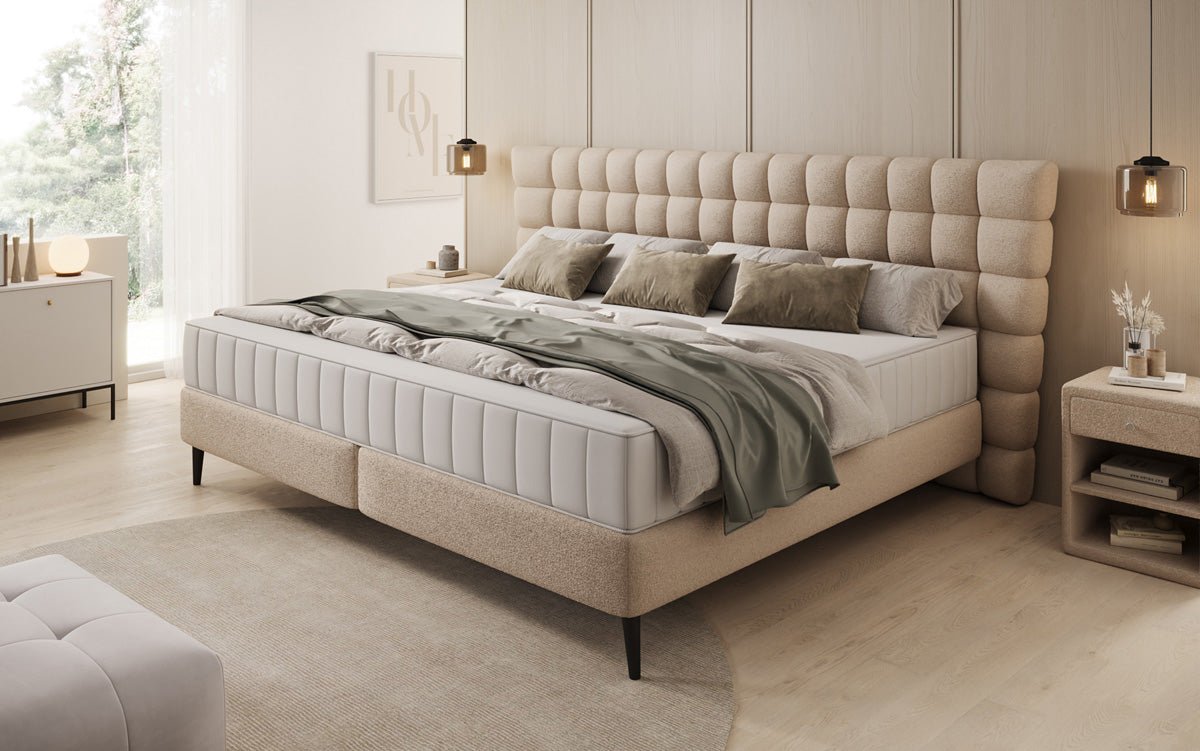 Famill Boxspringbett Bellanova a 220/240x200 a Bouclé