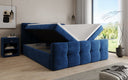 Lit boxspring Cozy Velours avec espace de rangement