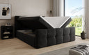 Lit boxspring Cozy Velours avec espace de rangement