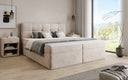 Lit boxspring Cozy II Velours avec espace de rangement
