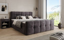 Lit boxspring Cozy Velours avec espace de rangement