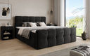 Lit boxspring Cozy Velours avec espace de rangement
