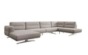 Designer-Sofa Wunnlandschaft Torino U a Bouclé