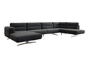 Designer-Sofa Wunnlandschaft Torino U a Bouclé