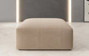 Beistellhocker 80 cm Snug aus Bouclé