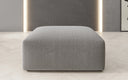 Beistellhocker 80 cm Snug aus Bouclé