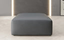 Beistellhocker 80 cm Snug aus Echtleder