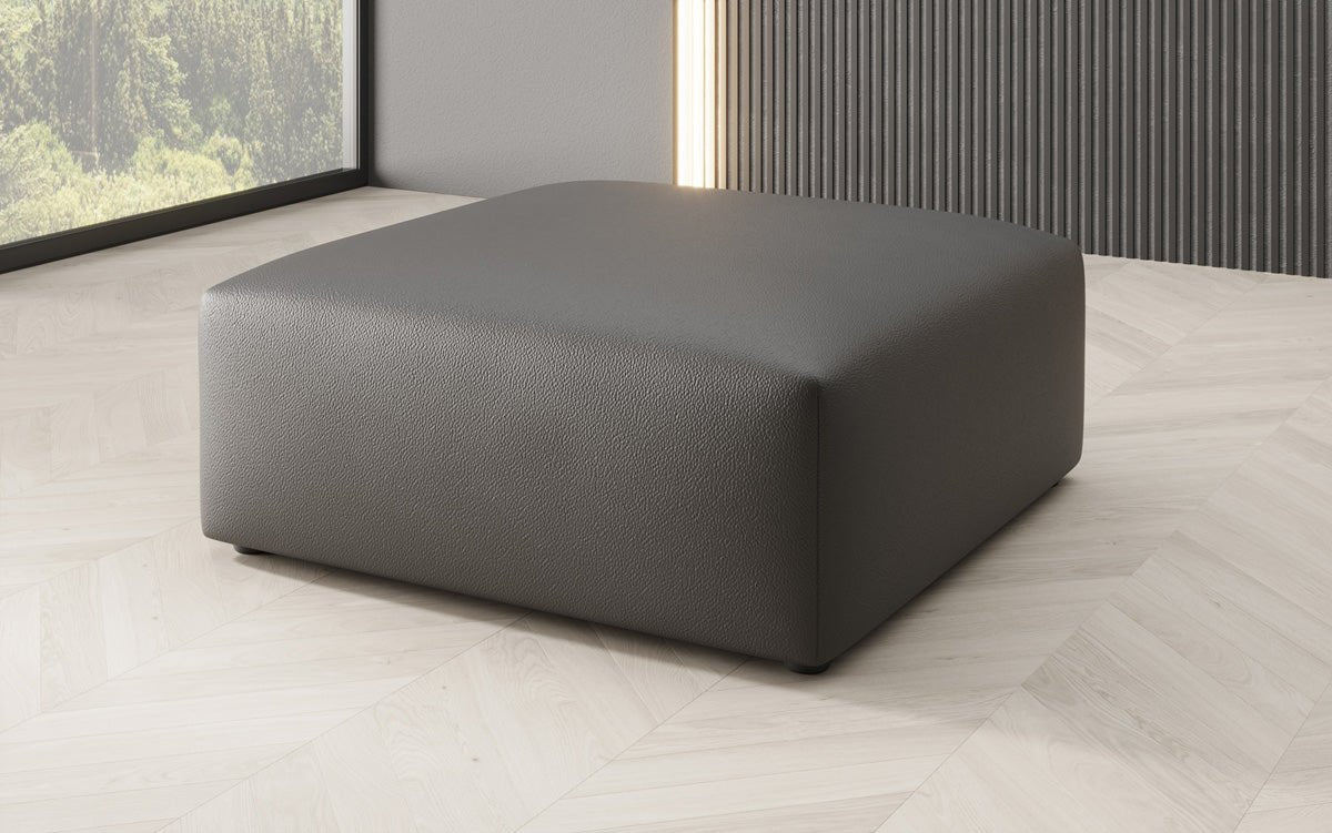 Side stool 80 cm Snug made of genuine leather