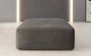 Beistellhocker 80 cm Snug aus Samt