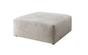 Beistellhocker 80 cm Snug aus Samt