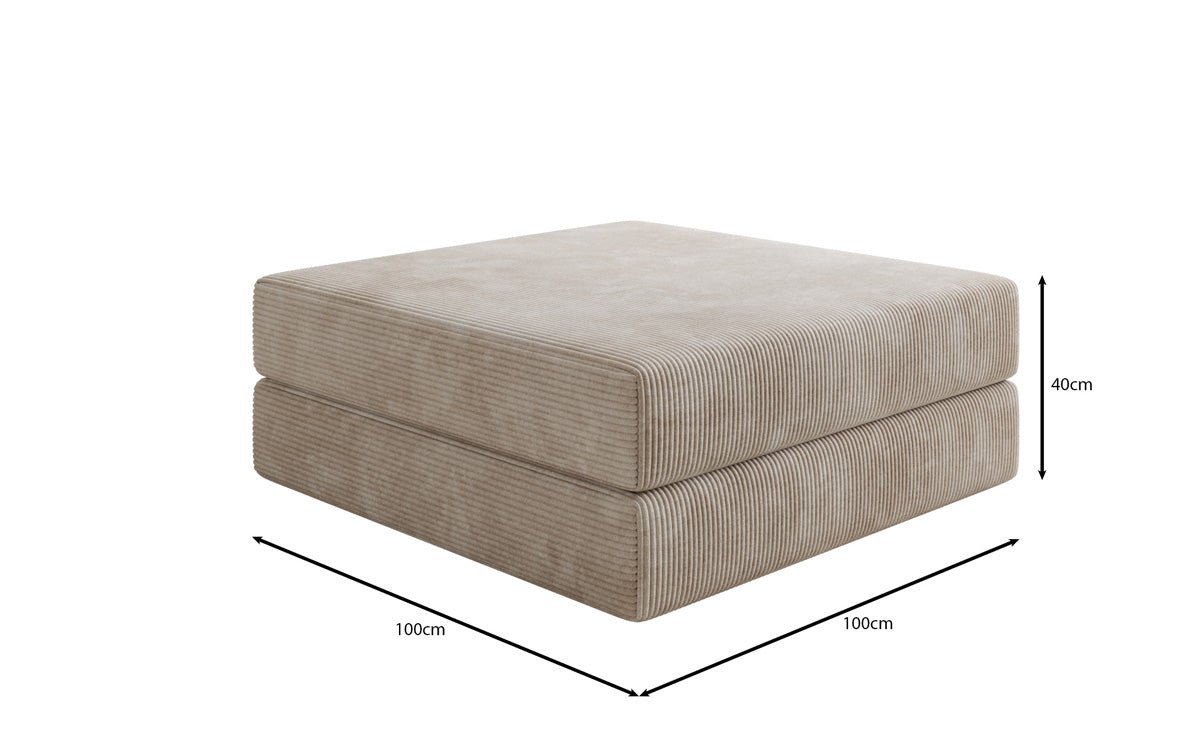 Beistellhocker Lazy in Cord