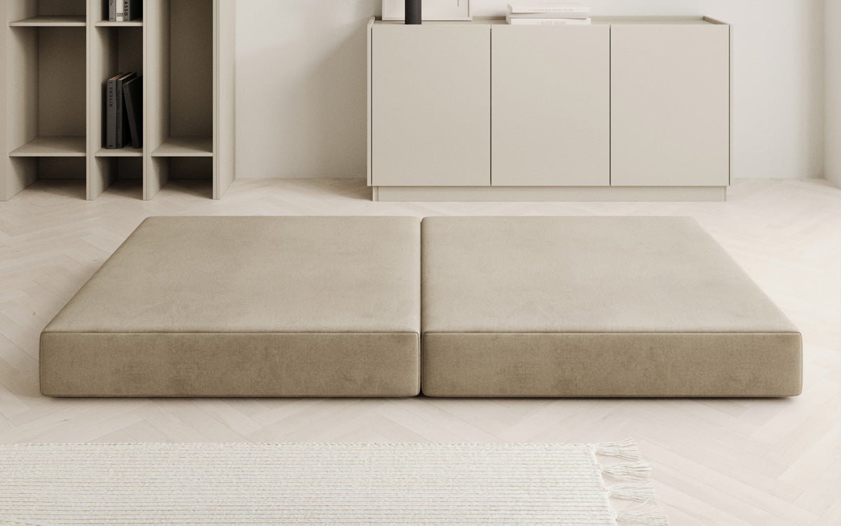 Beistellhocker Lazy en Velours