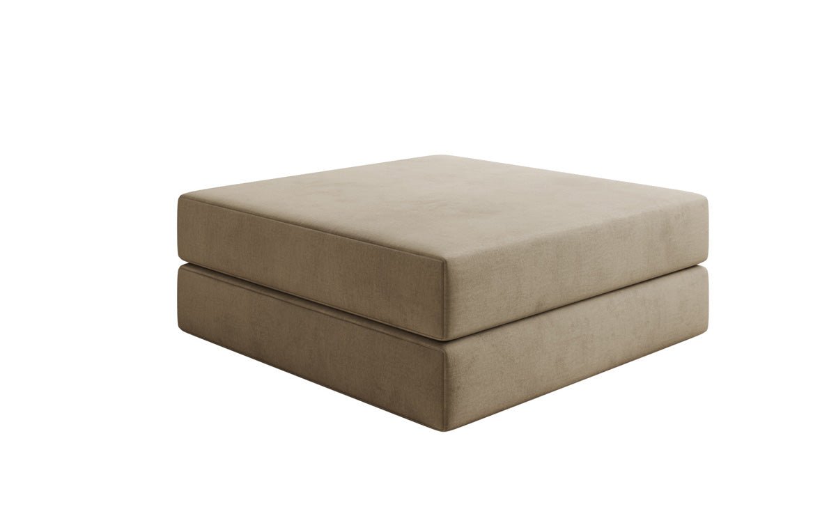 Beistellhocker Lazy en Velours