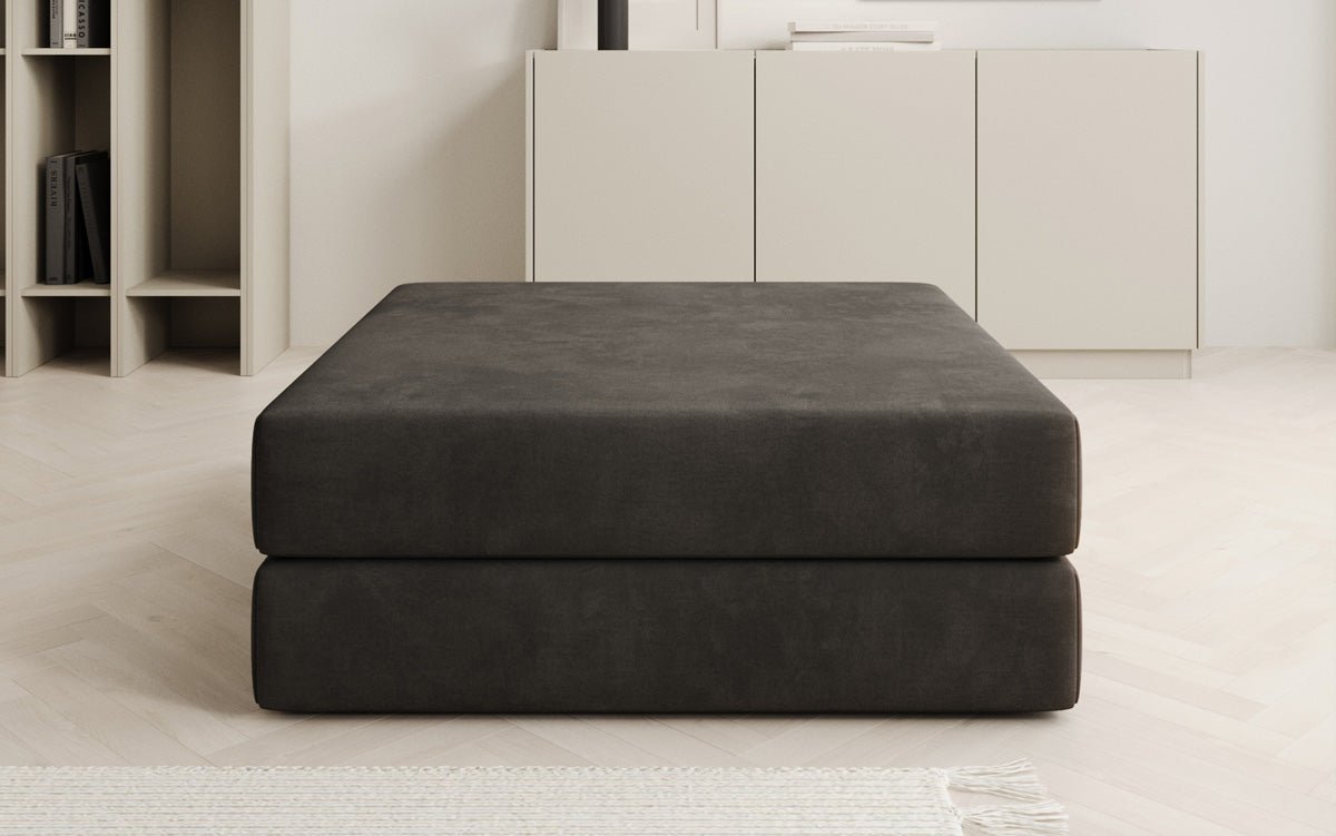 Beistellhocker Lazy en Velours