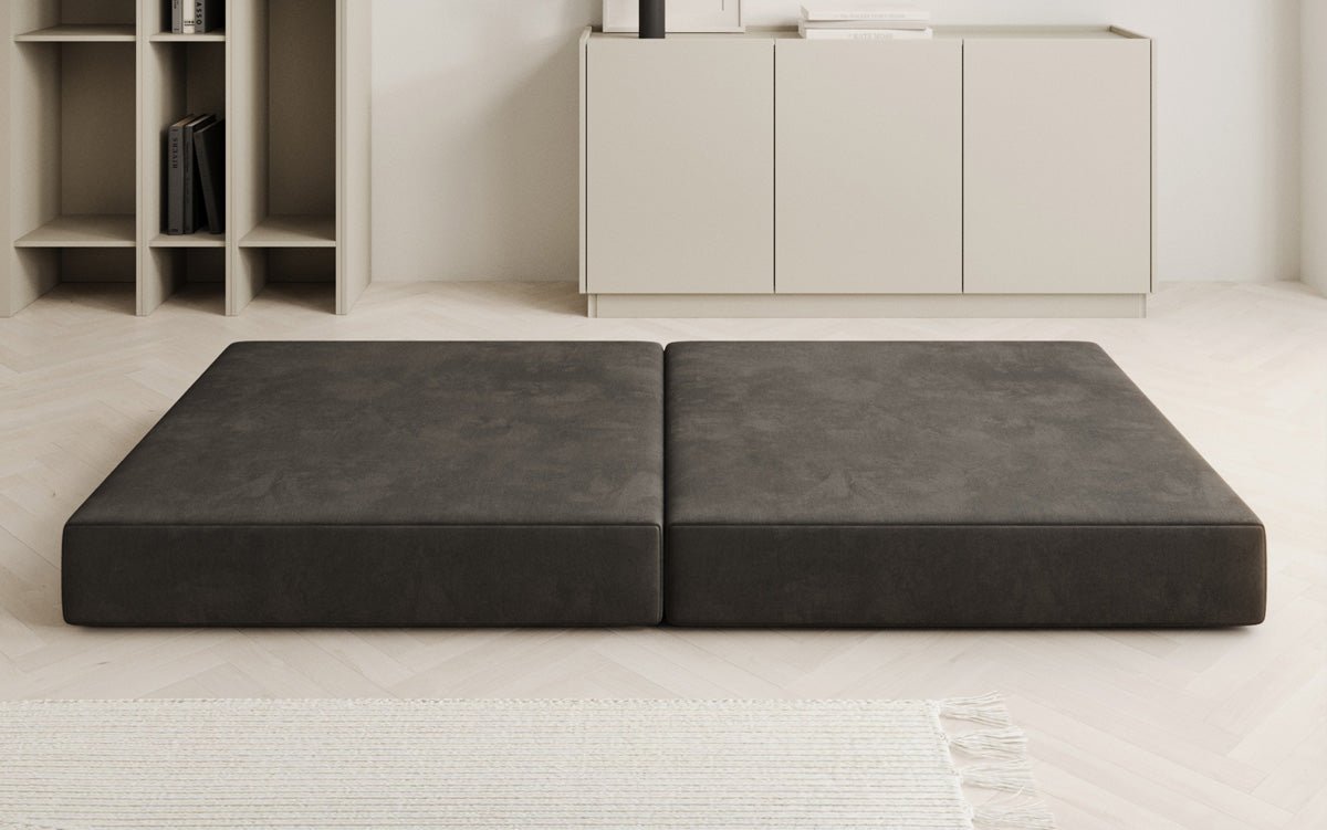 Beistellhocker Lazy en Velours