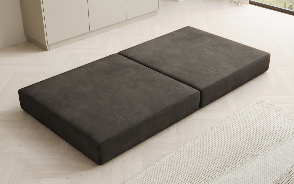 Beistellhocker Lazy en Velours