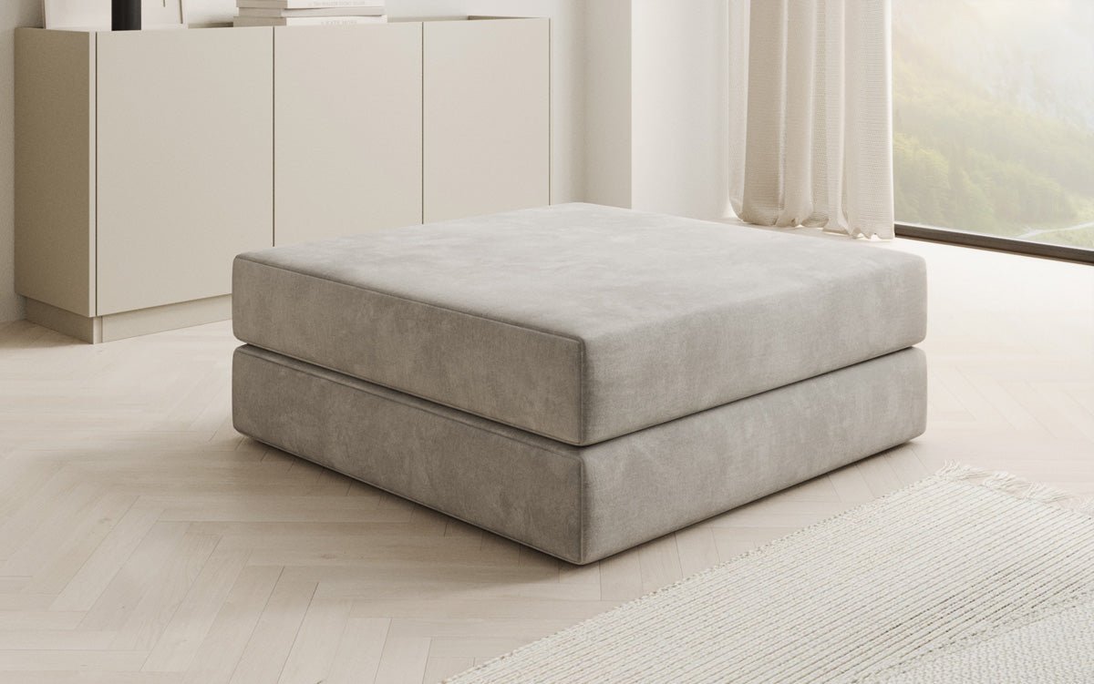 Beistellhocker Lazy en Velours