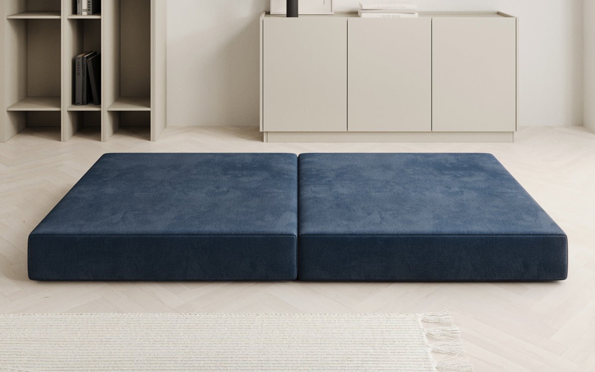 Beistellhocker Lazy en Velours