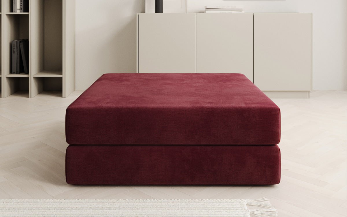 Beistellhocker Lazy en Velours