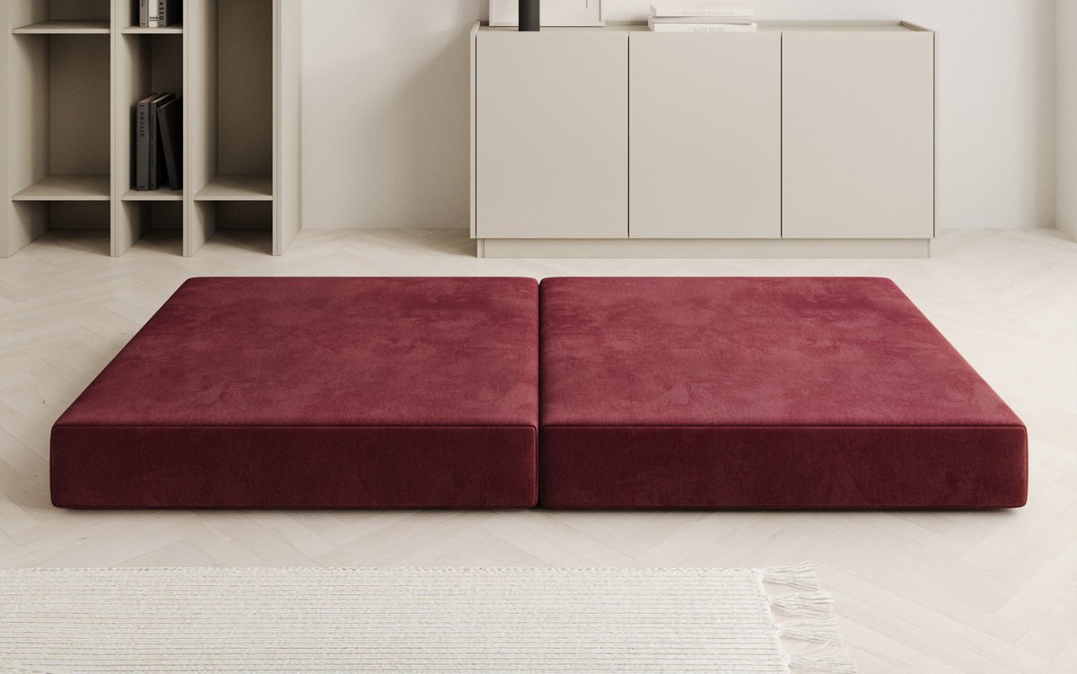 Beistellhocker Lazy en Velours
