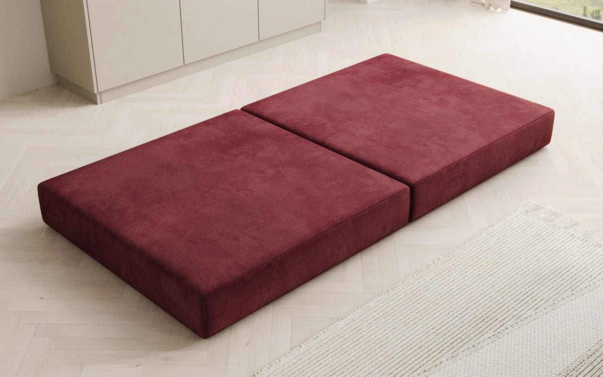 Beistellhocker Lazy en Velours