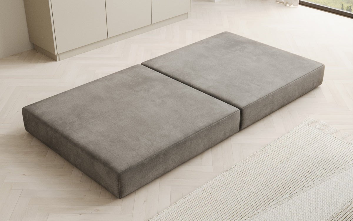 Beistellhocker Lazy en Velours
