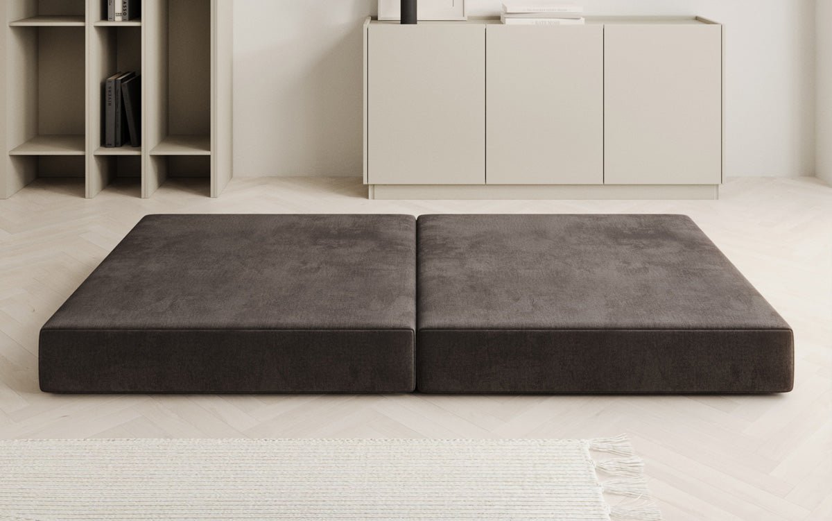 Beistellhocker Lazy en Velours
