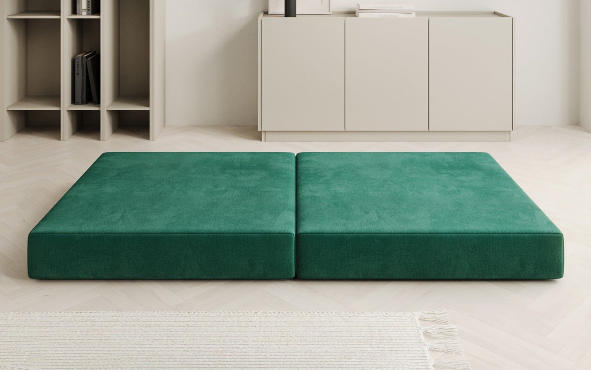 Beistellhocker Lazy en Velours