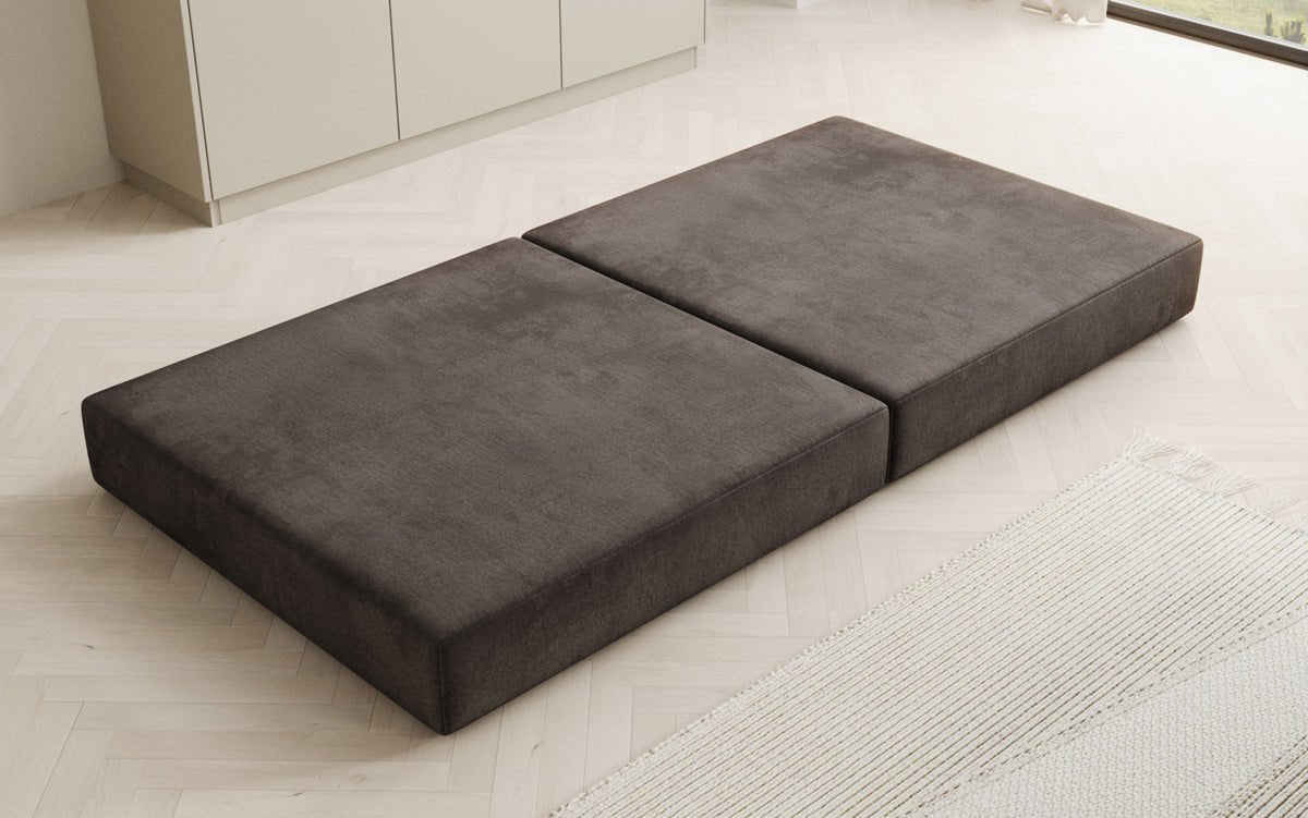 Beistellhocker Lazy en Velours