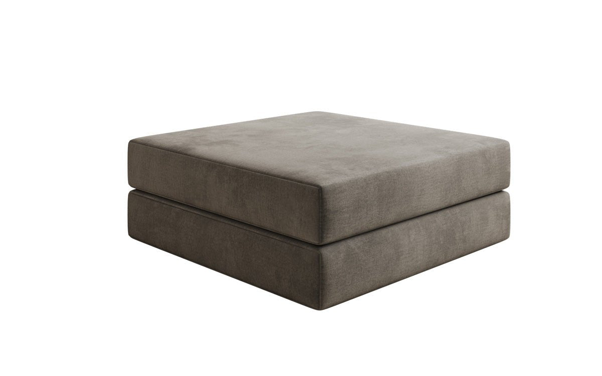 Beistellhocker Lazy en Velours