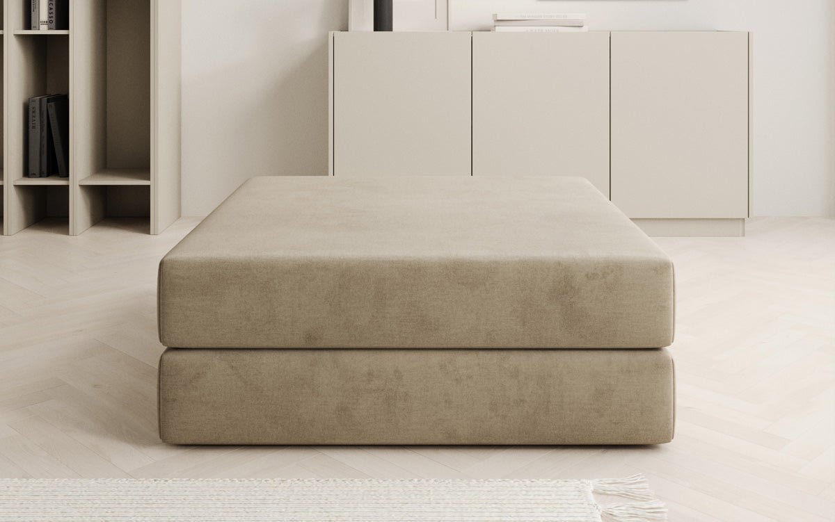 Beistellhocker Lazy en Velours