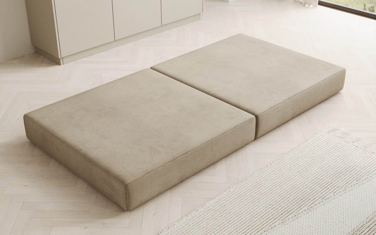 Beistellhocker Lazy en Velours