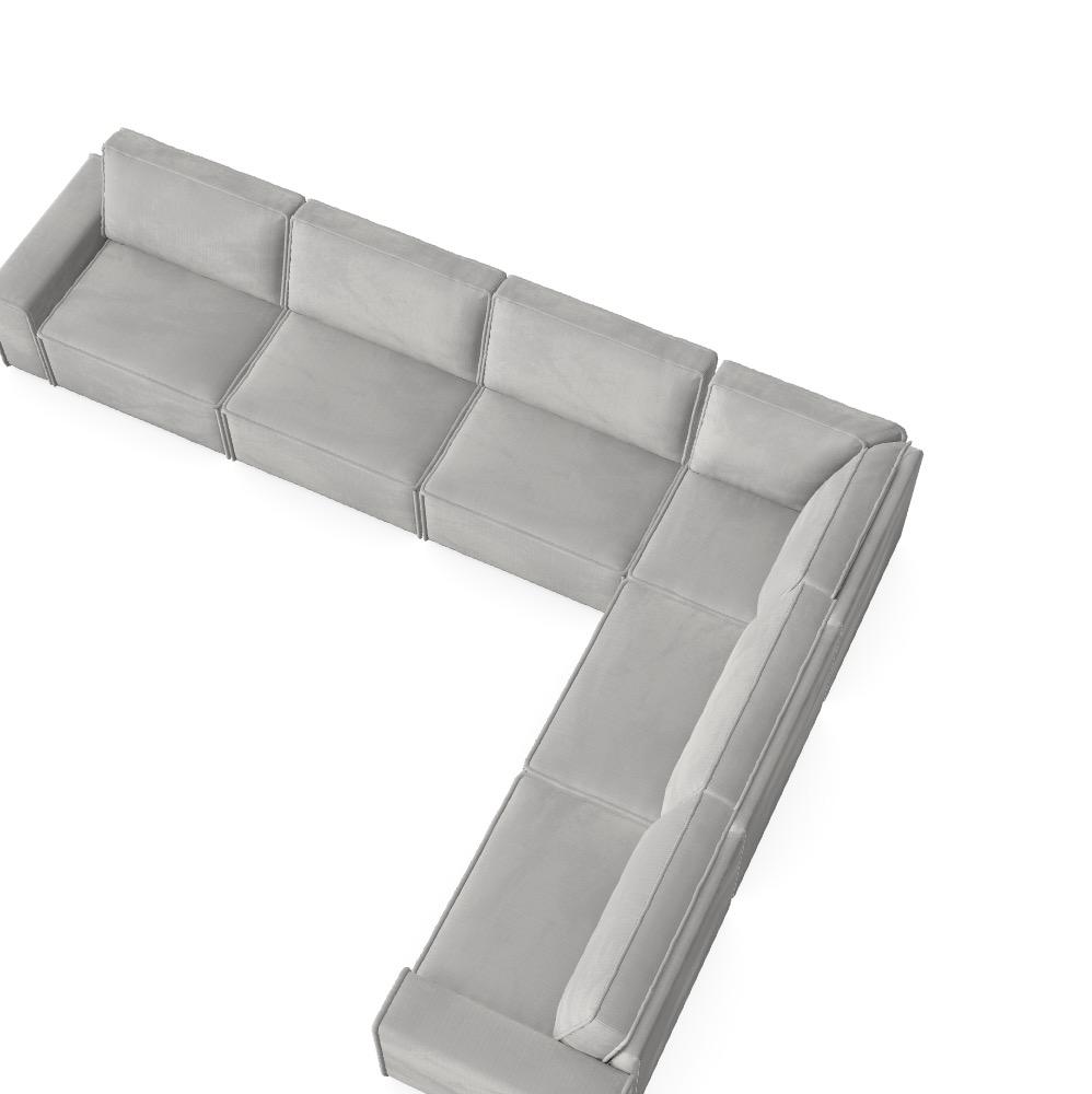 Modulares Sofa Domo - Konfiguriertes Sofa Ref: DEBHMN