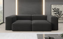 Designer 2 Sitzer Sofa Snug in Bouclé