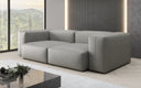 Canapé design 2 places Snug en cuir véritable