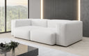 Canapé design 2 places Snug en cuir véritable