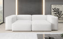 Canapé design 2 places Snug en cuir véritable