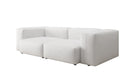 Canapé design 2 places Snug en cuir véritable
