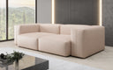 Canapé design 2 places Snug en cuir véritable