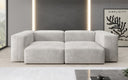 Designer 2 Sitzer Sofa Snug in Samt